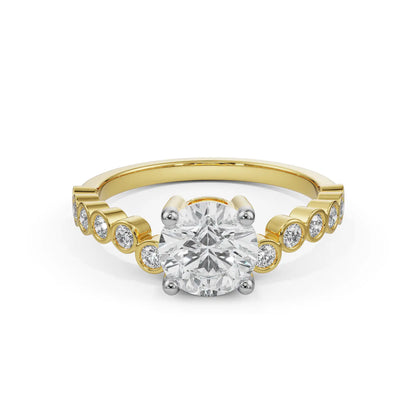 Rufus Round Diamond Ring Front View