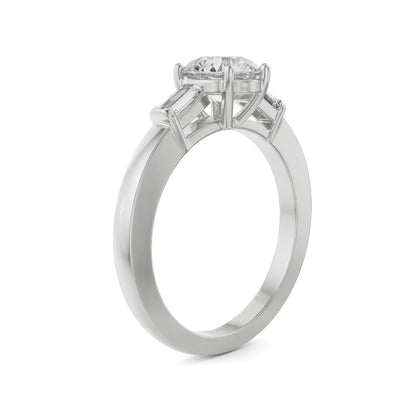 Julia Engagement Ring Side View