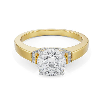 Sienna Round Diamond Ring Front View