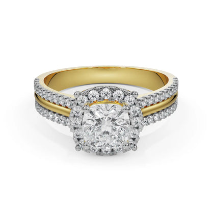 Aneeva Engagement Ring Front View in 9KT