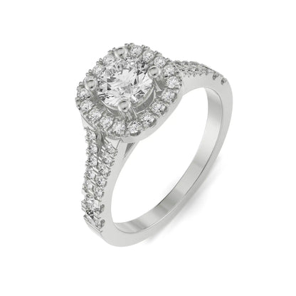 Davina Diamond Ring Top View