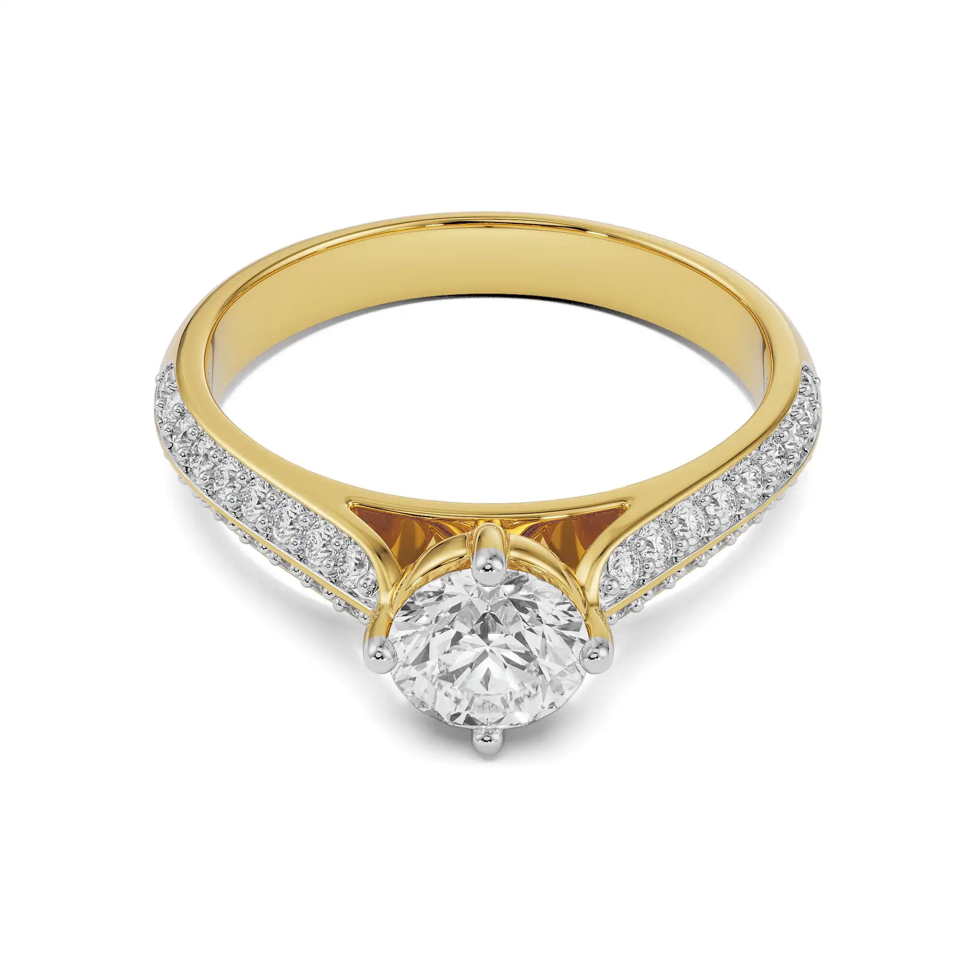 Milani Timeless Lab Diamond Solitaire Ring_in-stock