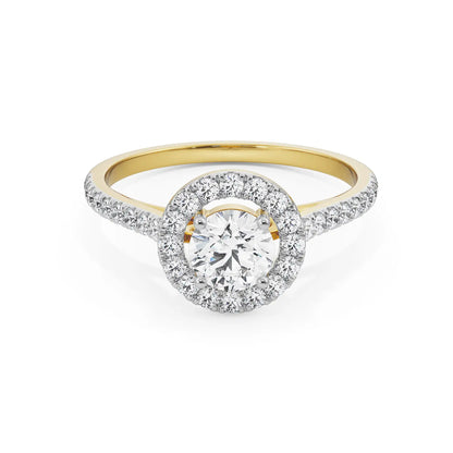 Sleek Valerie Engagement Ring Front View