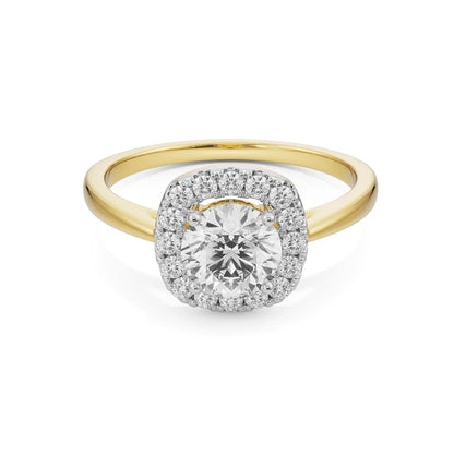 Tresty Engagement Ring Front View in 9KT