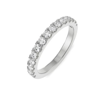 Stackable Diamond Band Top View