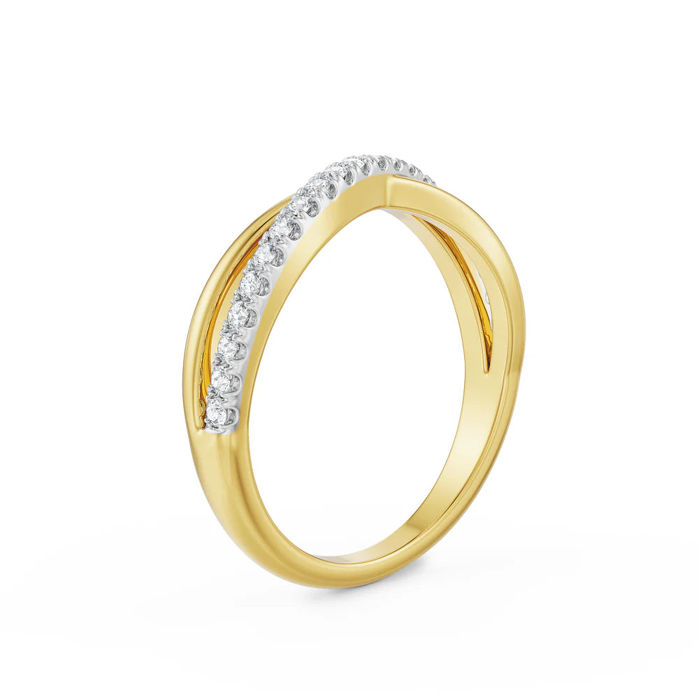 Lovey Dovey Infinity Lab Grown Diamond Band 9KT