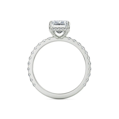 Viesco Round Diamond Ring Side View