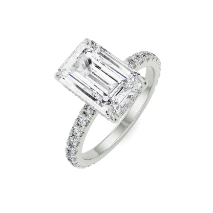 Viesco Round Diamond Ring Top View