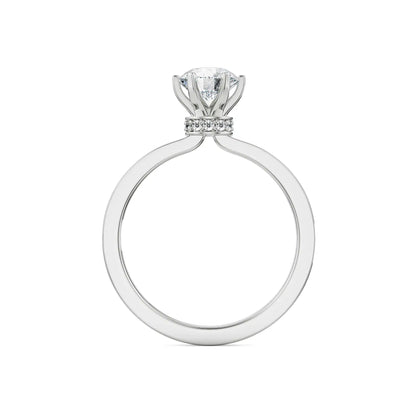 Viesco Round Lab Grown Diamond Ring_in-stock