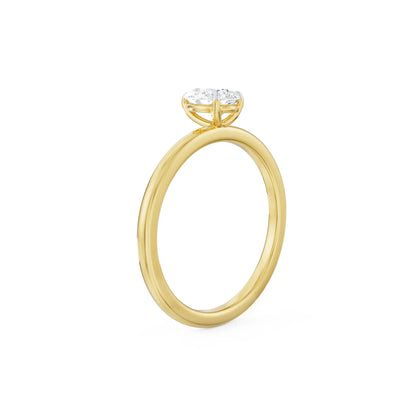 0.5 CT Pear Engagement Ring Right View