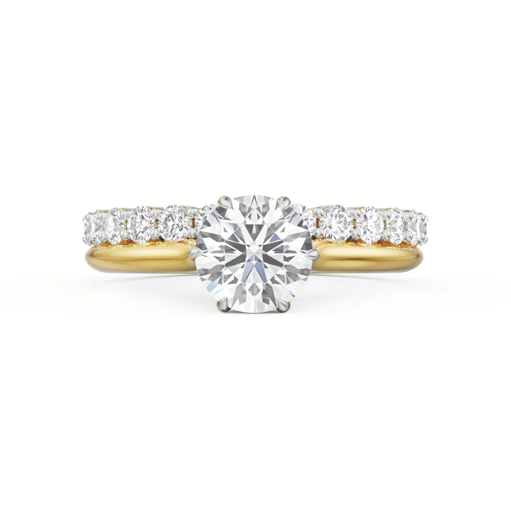 Nella Stackable Lab Grown Diamond Bridal Ring 9KT