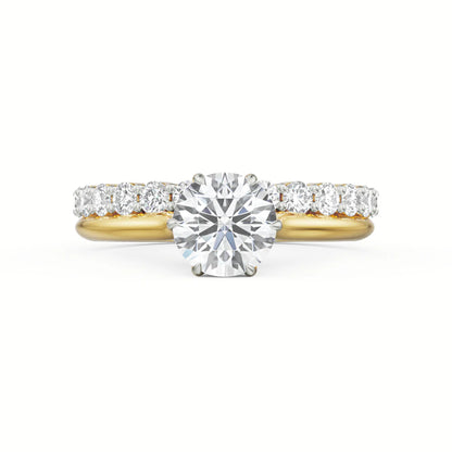 Nella Stackable Lab Grown Diamond Bridal Ring 9KT