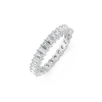 Emerald Round Lab Grown Diamond Eternity Band_in-stock