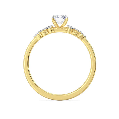 Isha Radiant Lab Grown Diamond Engagement Ring_in_stock