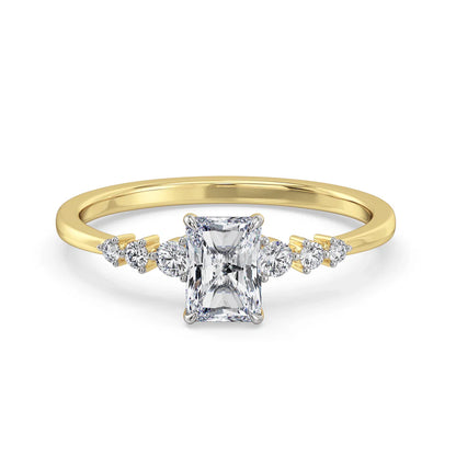 Isha Radiant Lab Grown Diamond Engagement Ring_in_stock