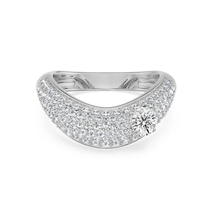 Zaha Lab Grown Diamond Ring - Front view