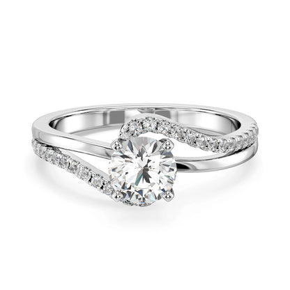 Noir Lab Grown Diamond Engagement Ring - Front view