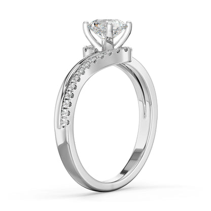 Noir Lab Grown Diamond Engagement Ring - Side view
