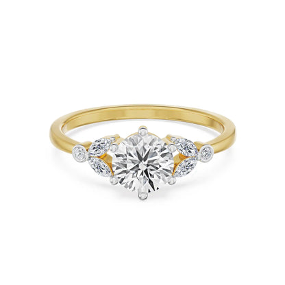 Ethera Lab Grown Diamond Engagement Ring- Front View