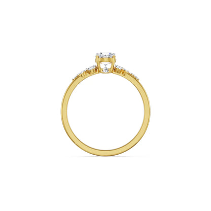 Blakely Engagement Ring back view