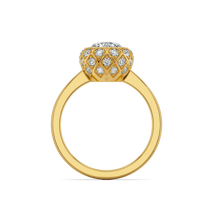 Dahlia Dream Lab Grown Diamond Ring - back view