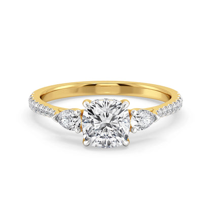 Trimora Muse Lab Grown Diamond Ring- front view
