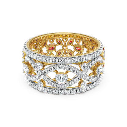 Convertible Tira Lab Grown Diamond Ring - front view