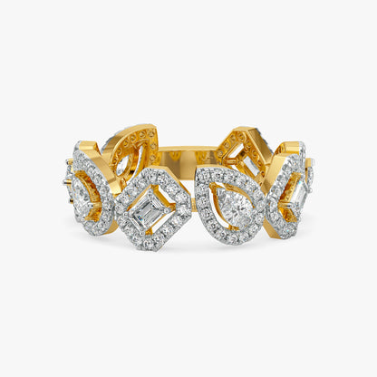 The Halo Vault Lab Grown Diamond Ring - front view