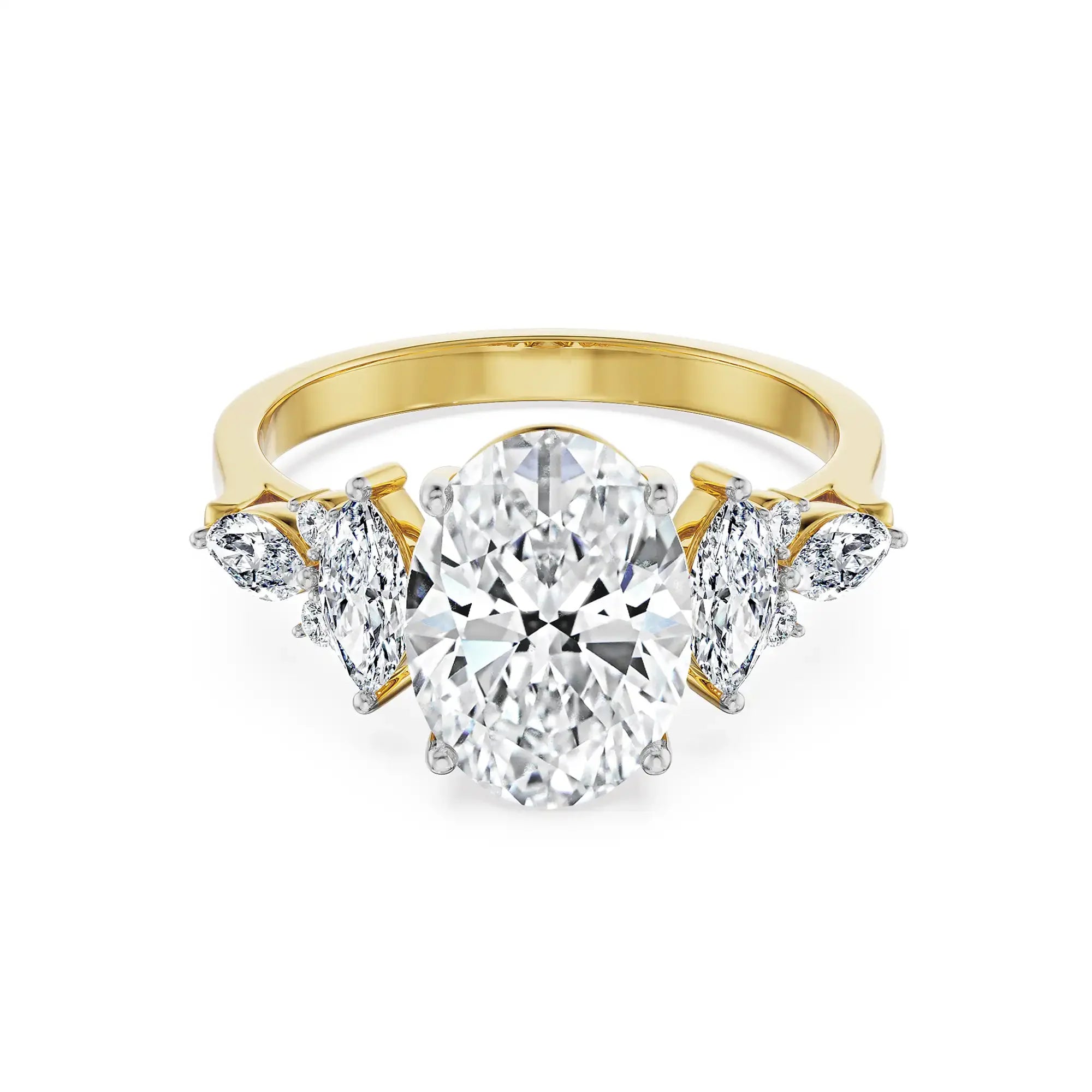2 5 CT Sunflare Oval Lab Grown Diamond Ring_in-stock