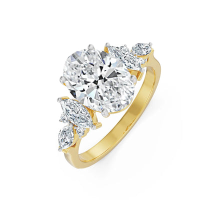 2 5 CT Sunflare Oval Lab Grown Diamond Ring_in-stock