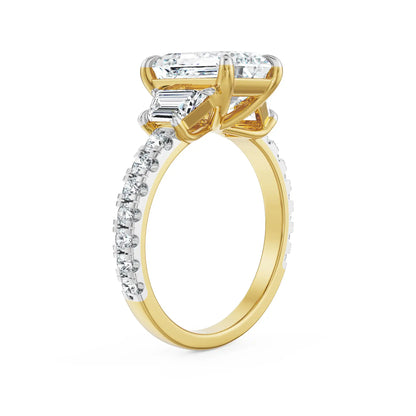 Elara Lab Grown Diamond Ring - side view