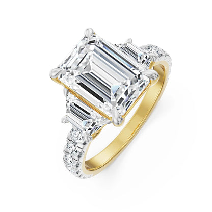 Elara Lab Grown Diamond Ring - top view