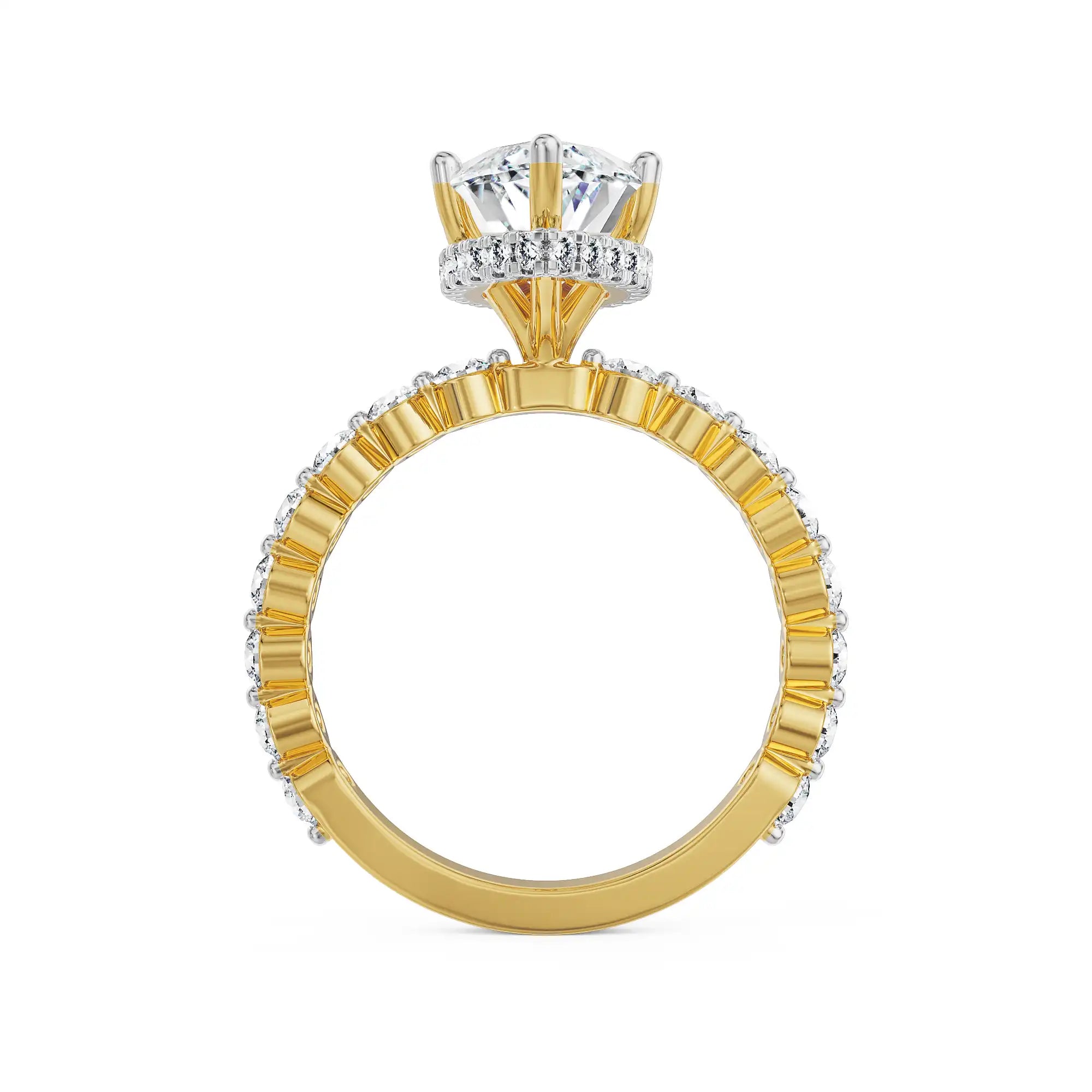 Marquessa Lab Grown Diamond Ring - back view