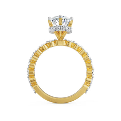 Marquessa Lab Grown Diamond Ring - back view