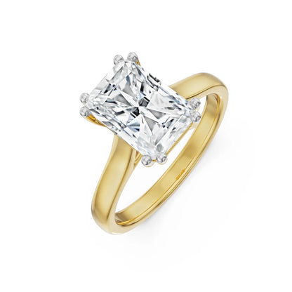 Lume Emerald Lab Grown Diamond Ring - left view