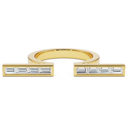 Celestia Omega Lab Grown Diamond Ring - front view