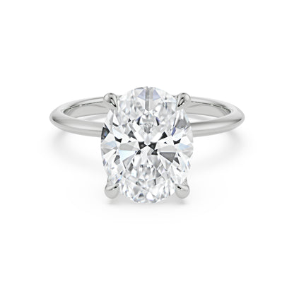 Kate Lab Grown Diamond Solitaire Ring - front view