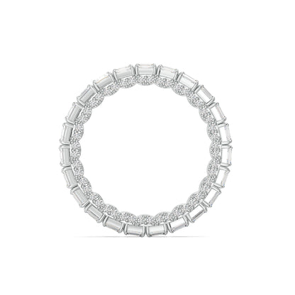Empire Eternity Lab Grown Diamond Ring - back view