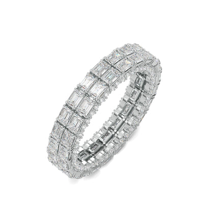 Empire Eternity Lab Grown Diamond Ring - top view