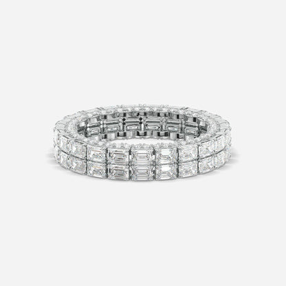 Empire Eternity Lab Grown Diamond Ring - front view in 9KT