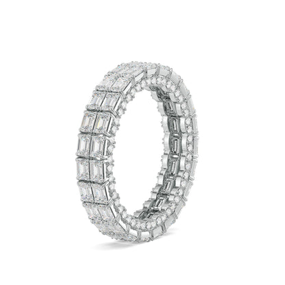 Empire Eternity Lab Grown Diamond Ring - side view