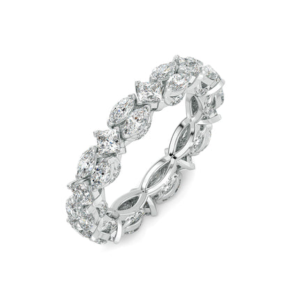 Empress Trinity Lab Grown Diamond Ring - top view