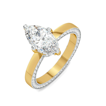 Marquise Mirage Lab Grown Diamond Ring - top view