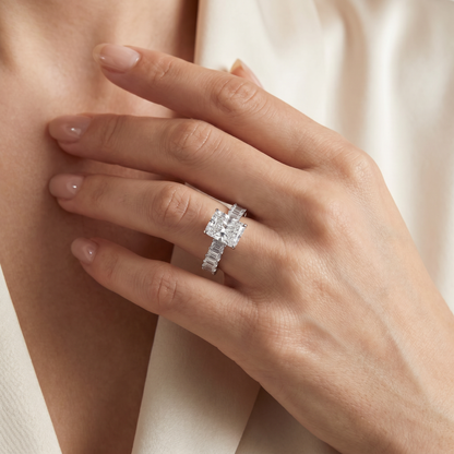Emerald Edge Lab Grown Diamond Ring