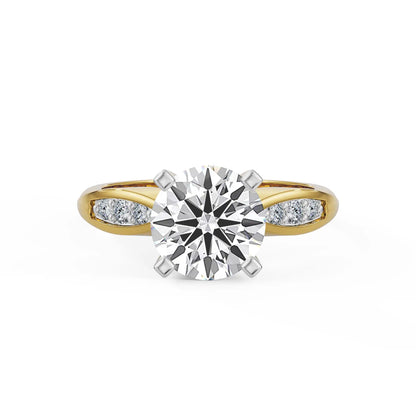 Solitaire Shimmer Hearts & Arrows Lab Grown Diamond Ring