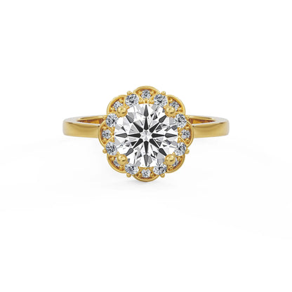 Marigold Hearts & Arrows Lab Grown Diamond Ring