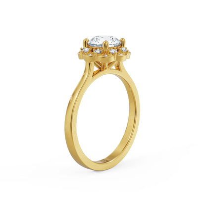 Marigold Hearts & Arrows Lab Grown Diamond Ring