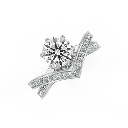 Josephine Hearts & Arrows Lab Grown Diamond Ring