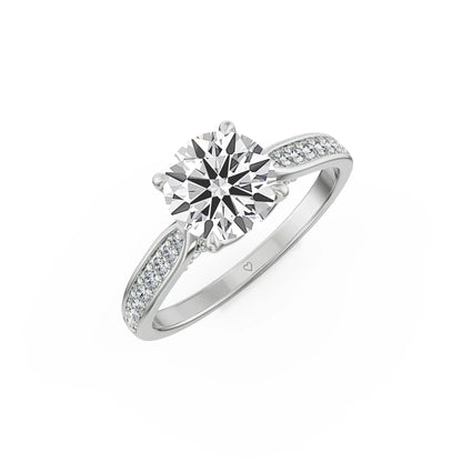 Lumina Hearts & Arrows Lab Grown Diamond Ring