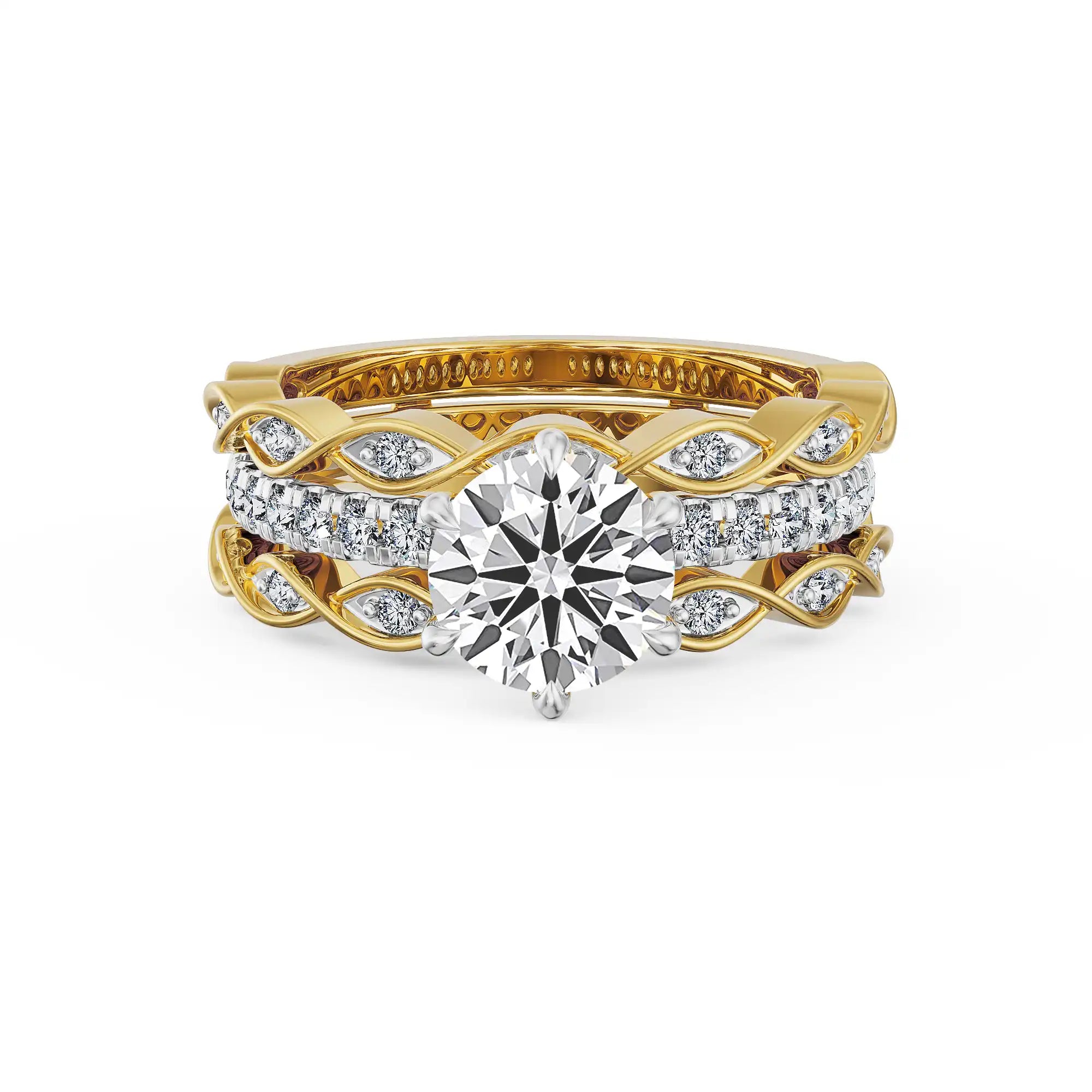 Twinkle Trail Hearts & Arrows Lab Grown Diamond Ring